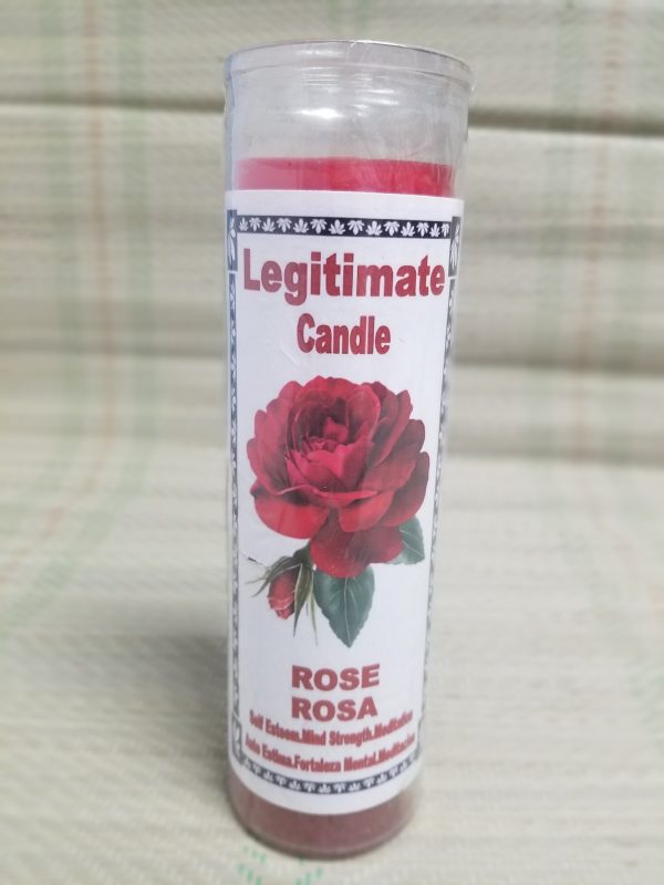 Vela aromática rosa