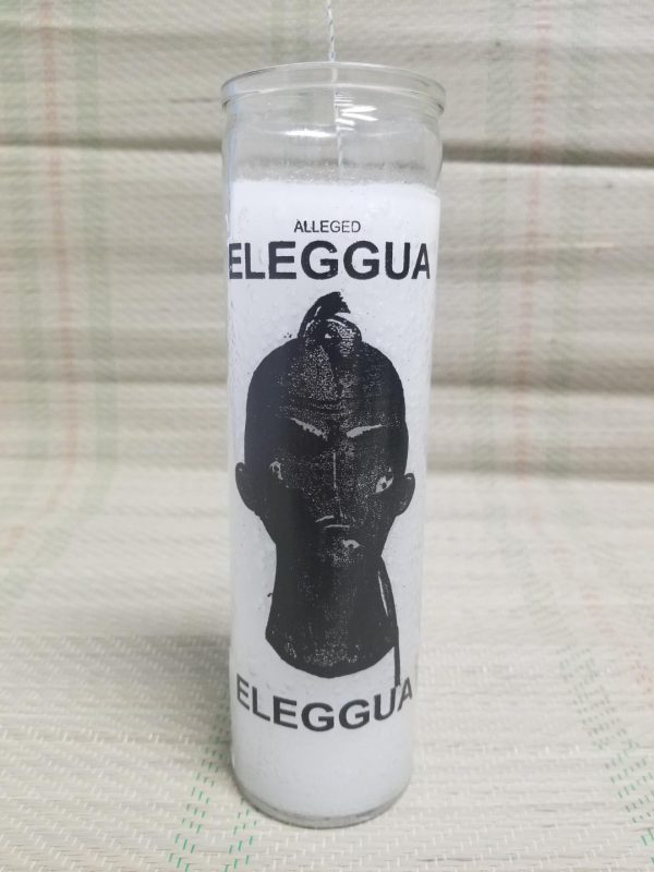 Vela eshu Elegua blanca